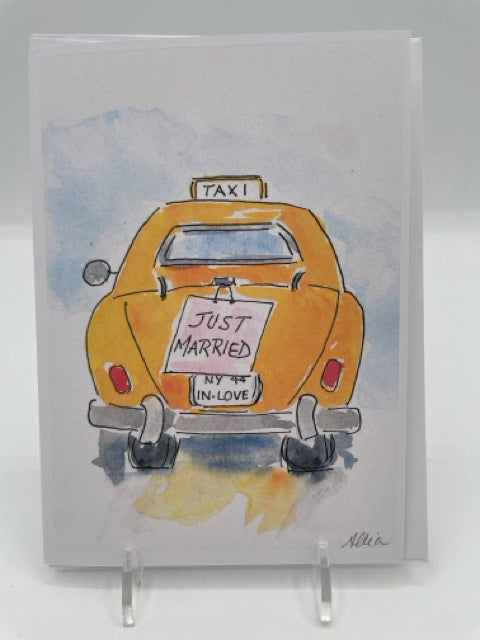 Wedding Taxi Card