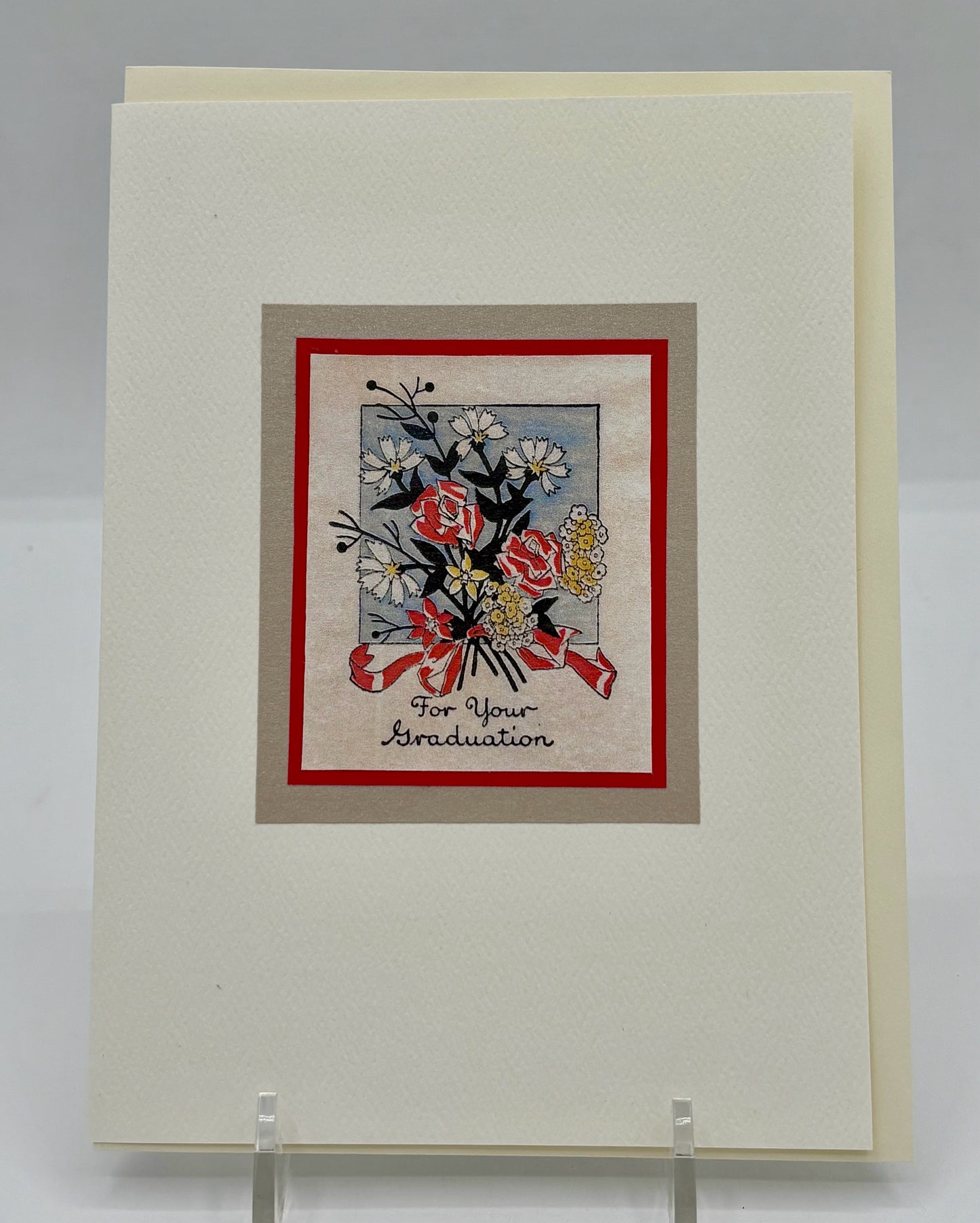 Bouquet Graduation Card