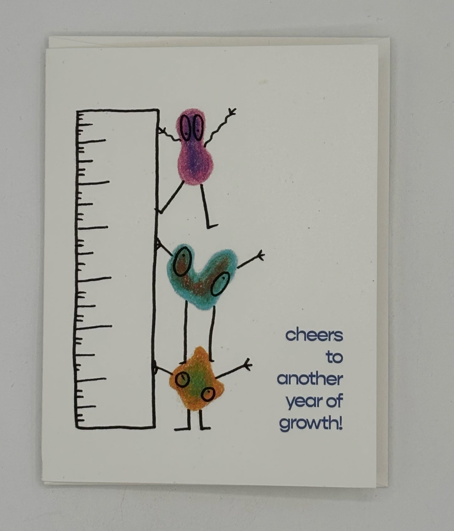 Cheers To Another Year Of Growth Birthday Card