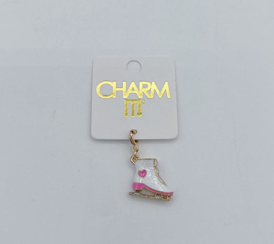 Gold Glitter Ice Skate