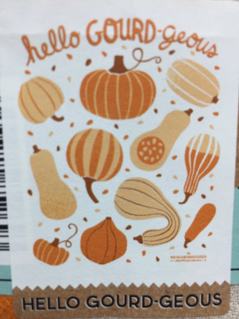 Hello Gourd-geous Flour Sack Towel