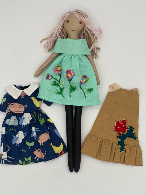 Dress Up Doll with Three Outfits