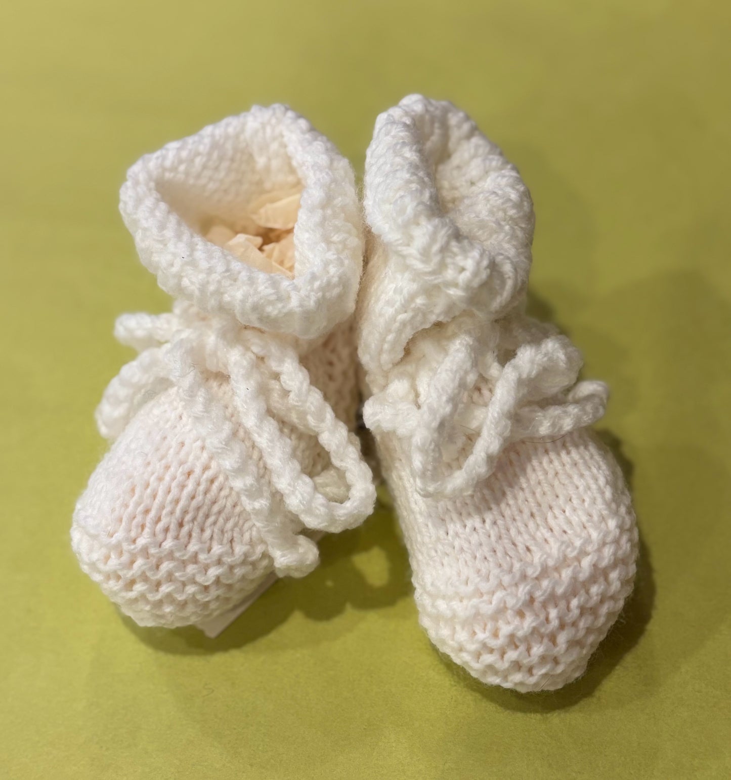 6-12 M Acrylic Knit Booties