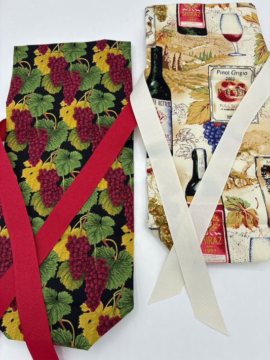Wine Bag - assorted wine motif