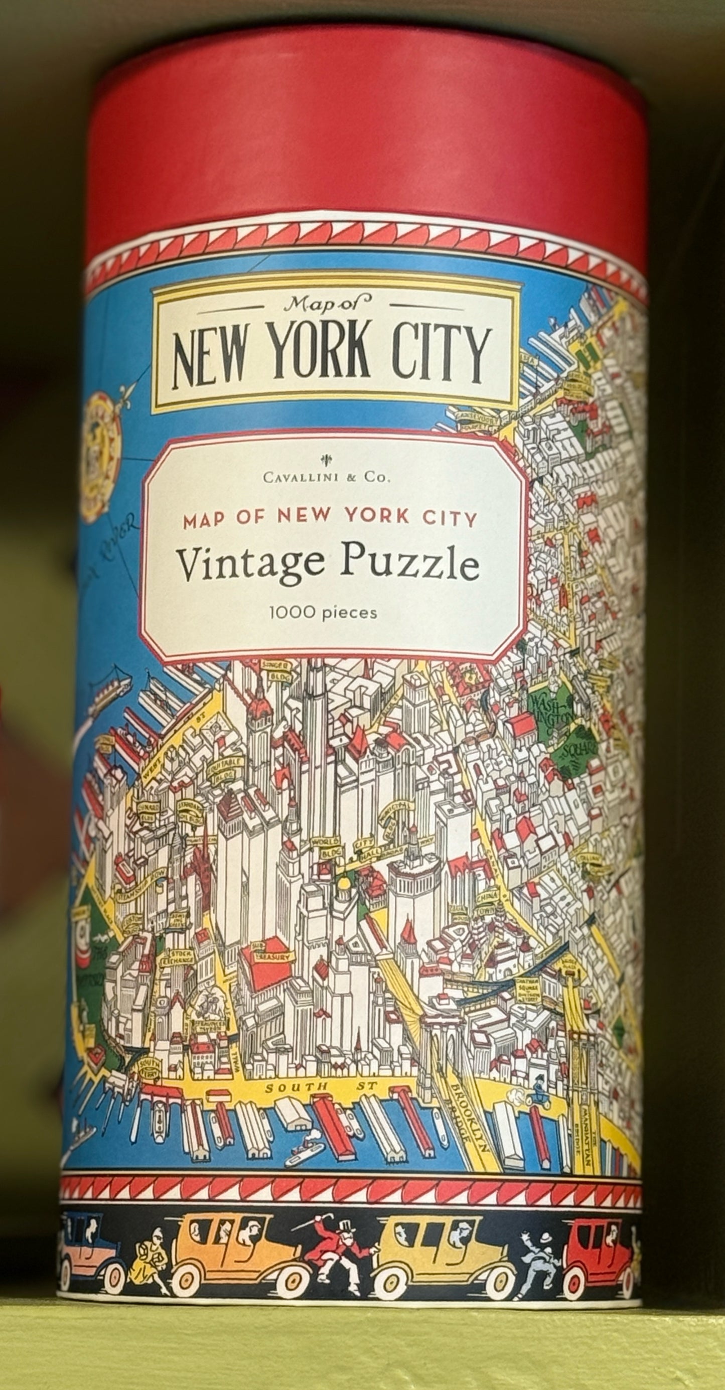 Map of NYC 1000 piece puzzle