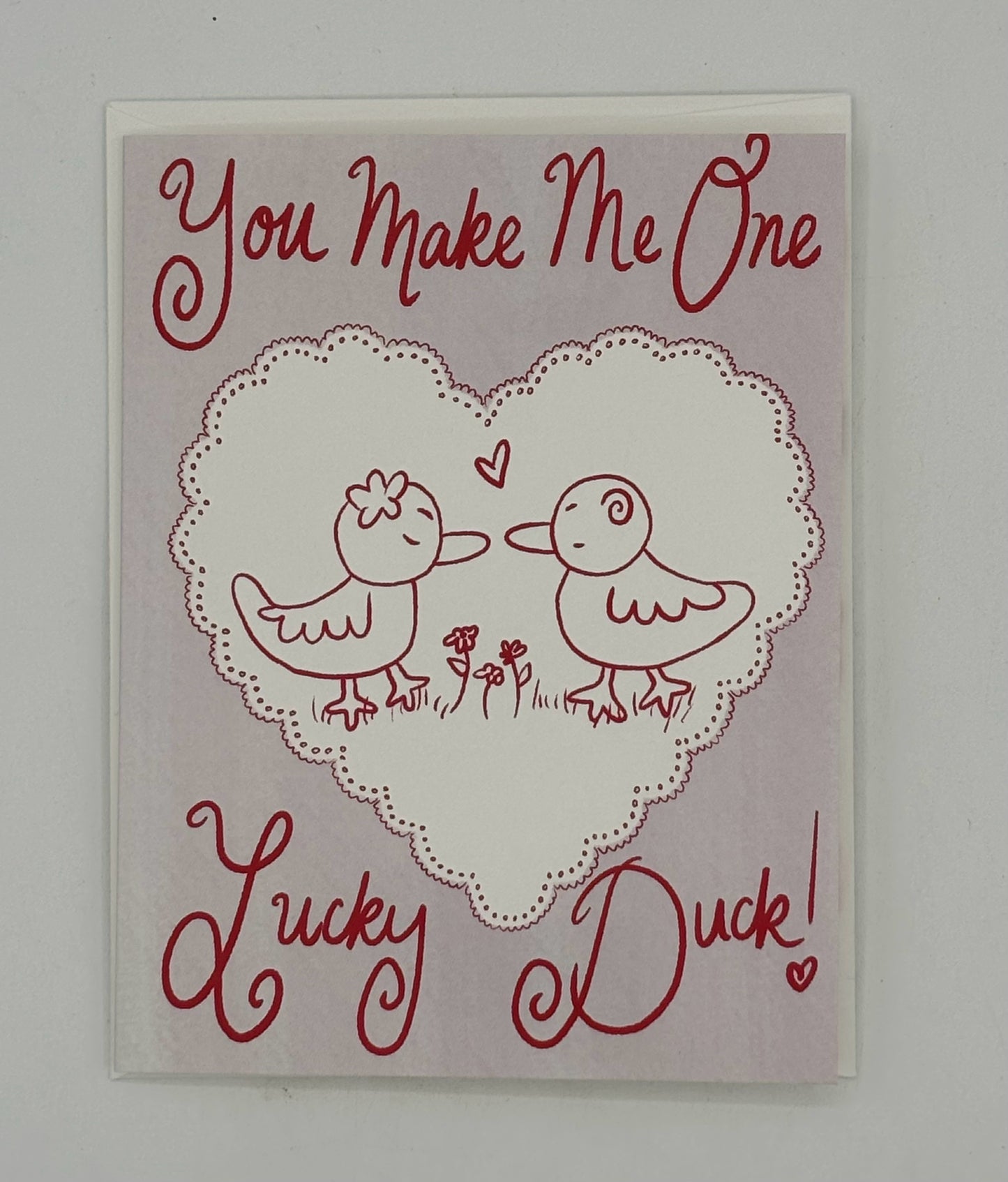Lucky Duck Anniversary Card