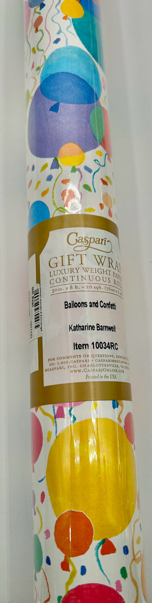 Balloons and Confetti Wrap