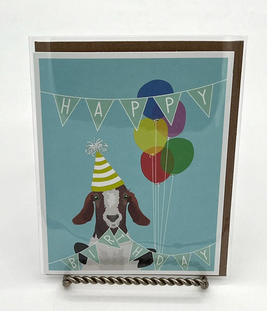 Goat Birthday Card