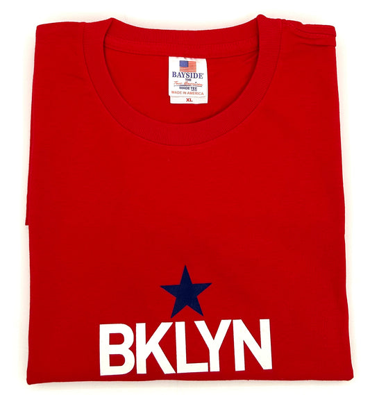 Brooklyn Star Adult T red size XL