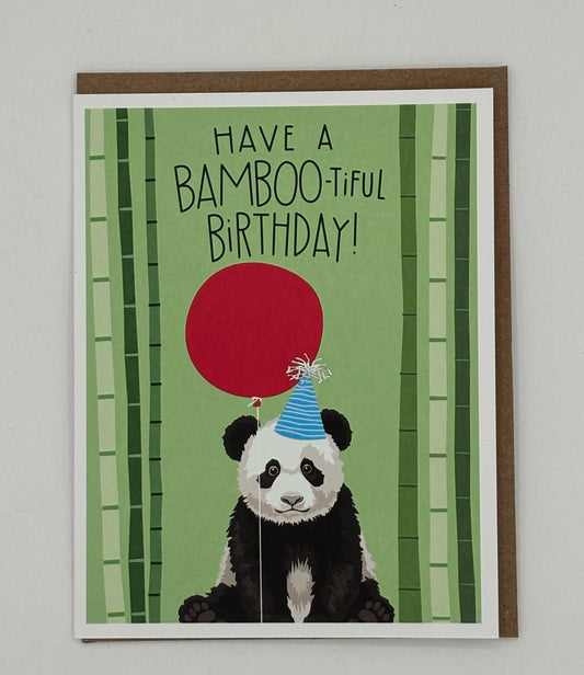 Panda Bambootiful Birthday Card
