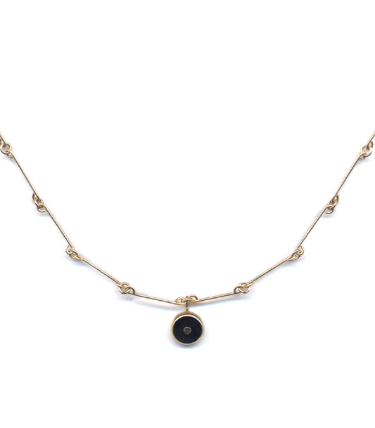Black Hole - Handmade Chain Necklace