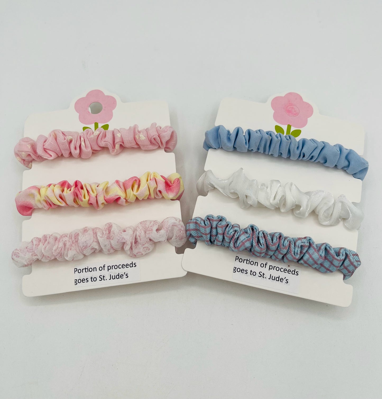 Pastel Scrunchie, set of 3