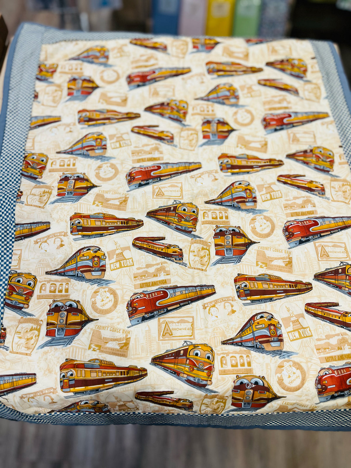 Locomotives Quilt