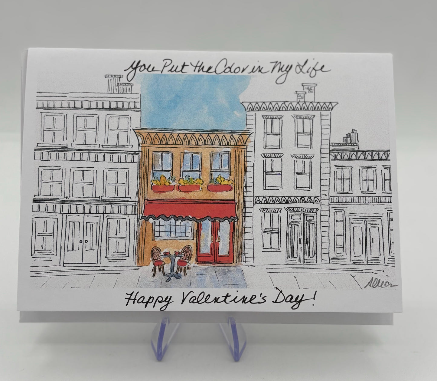 Color My World Valentine's Card