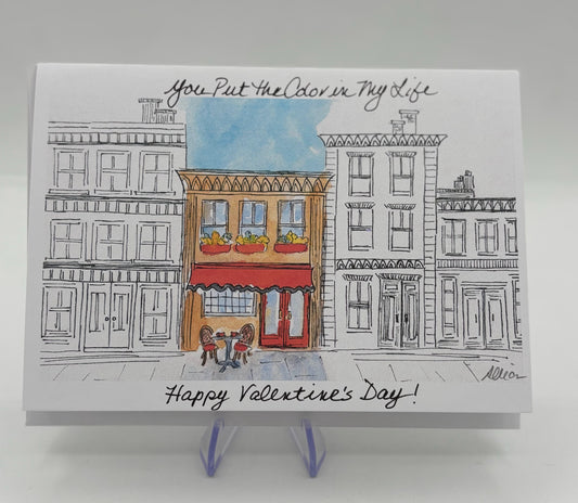 Color My World Valentine's Card