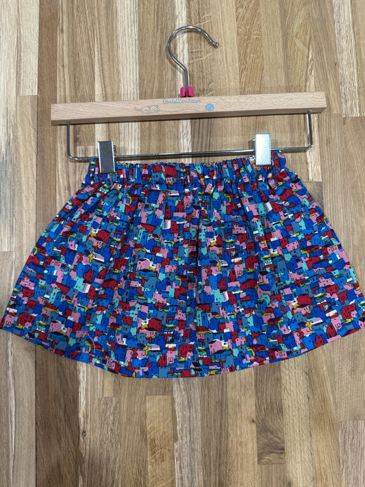 1 Y Twirly Skirt - Blue Villige