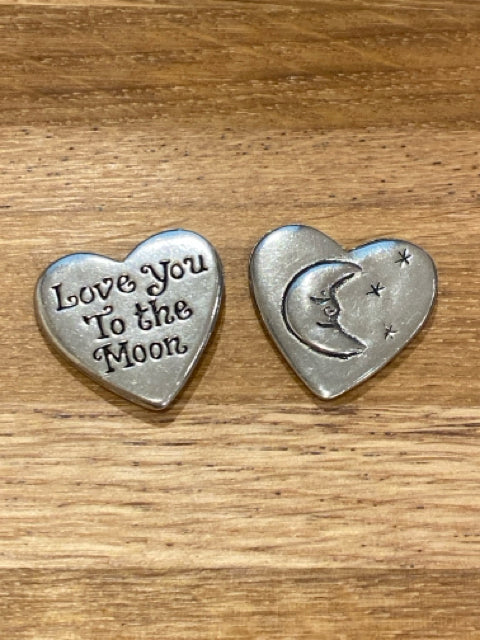Love You to the Moon Charm