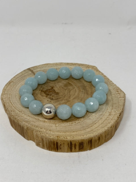 Aqua Jade Bracelet
