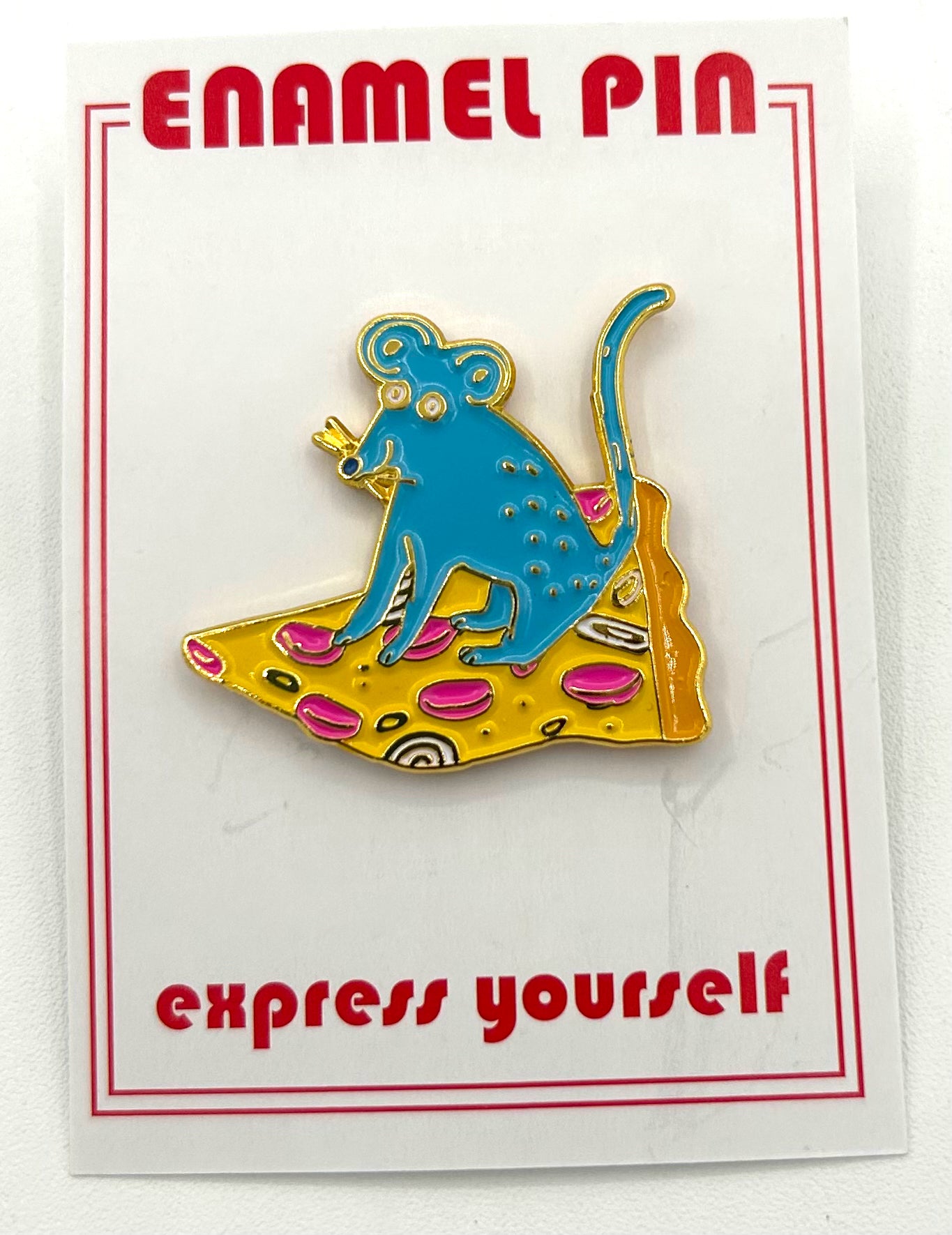 Pizza Rat Pin