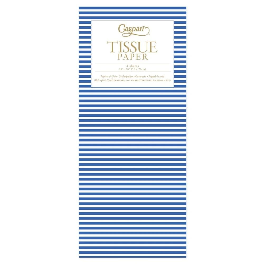 Navy Mini Stripe Tissue