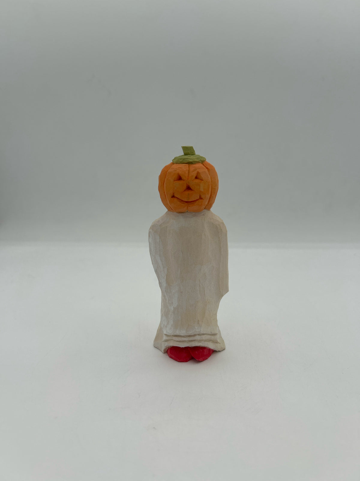 Ghost with Jack-O-Lantern Head