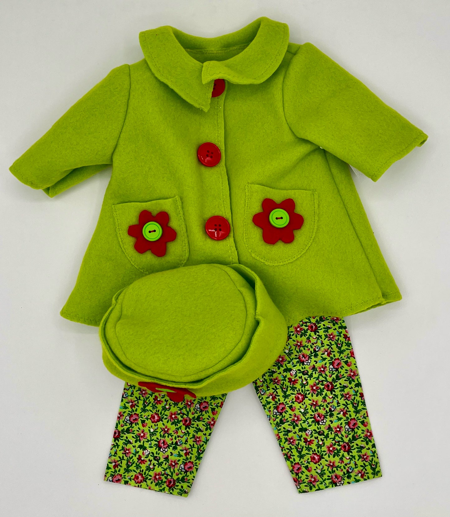 Fleece Coat with Hat and Pants