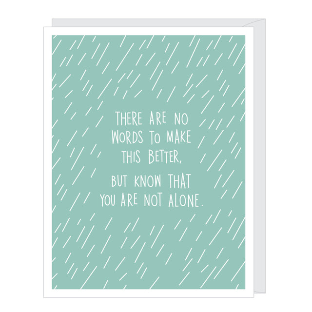 Rain Sympathy Card