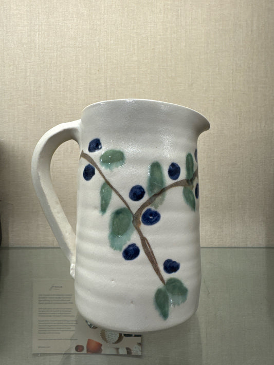 Porcelain Pitcher With Berries