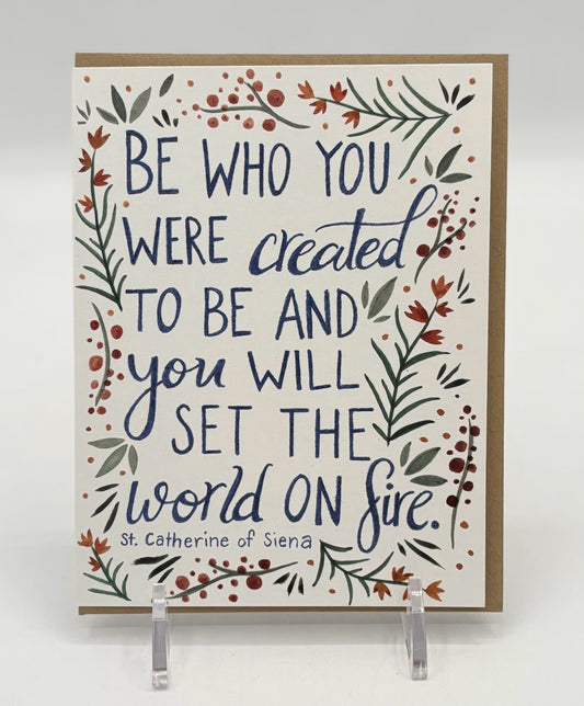 St. Catherine Of Siena Card