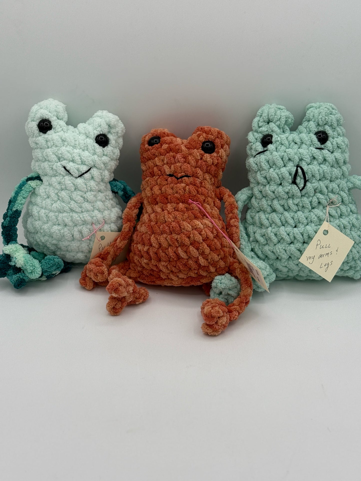 Crocheted Leggy Frog