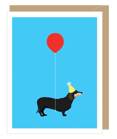 Dachshund Birthday Card