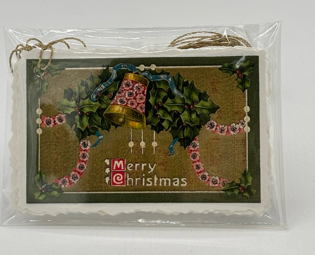 Holly Bell Festoon 10-Pack Christmas Tags