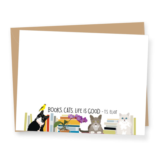T.S. Eliot Life's Good Quote 8 Flat Boxed Cards