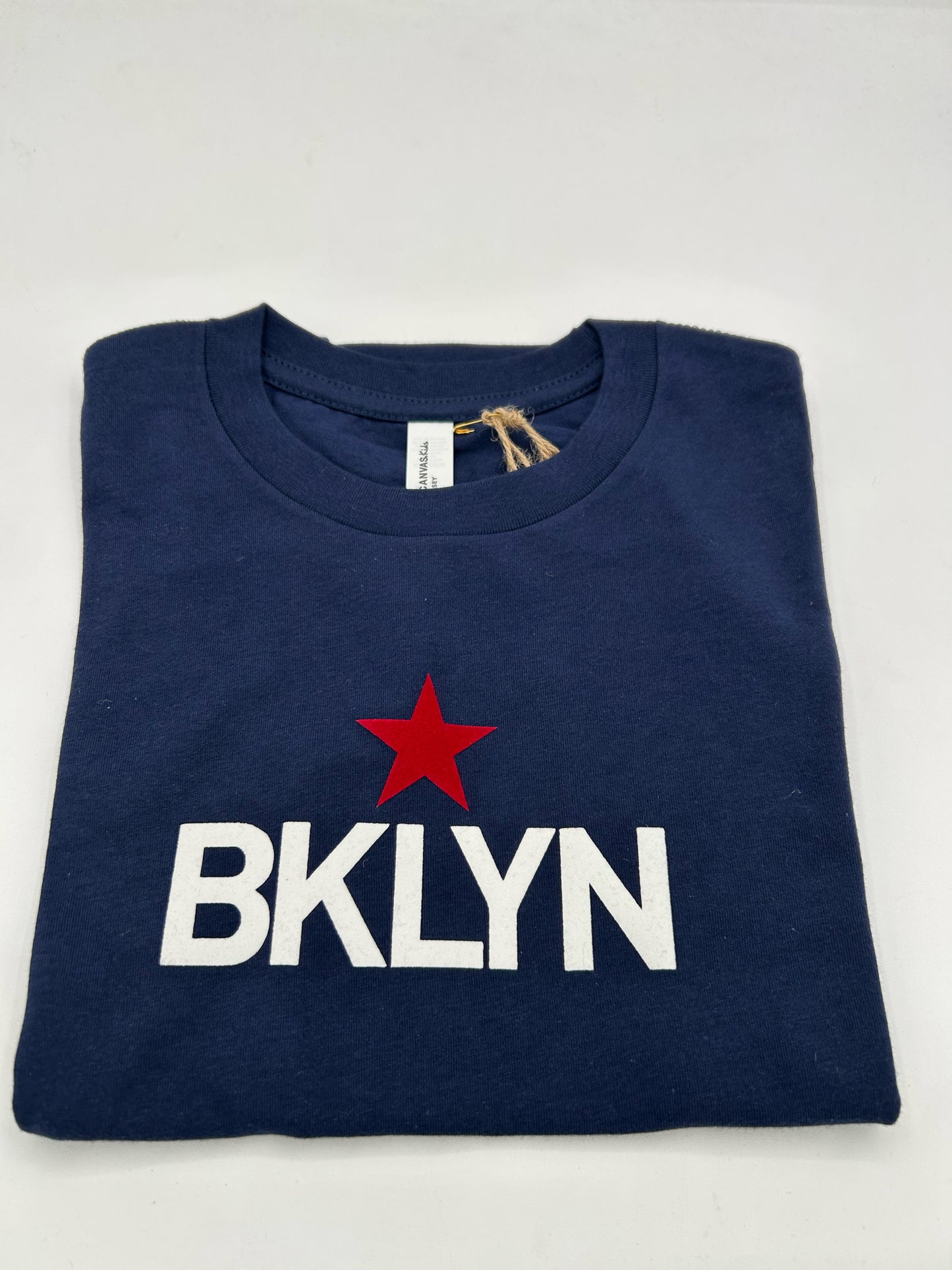 Brooklyn Star Youth Tee Red star on Navy size L