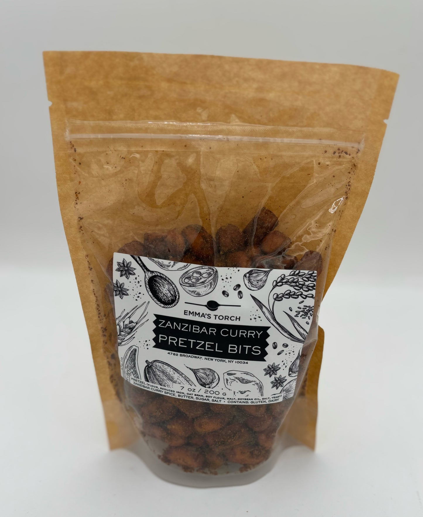 Zanzibar Curry Pretzel Bits