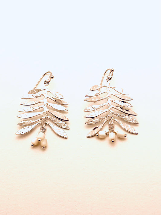 Vine Earrings with Shells