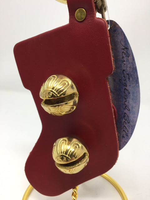 Stocking Red Brass Bell