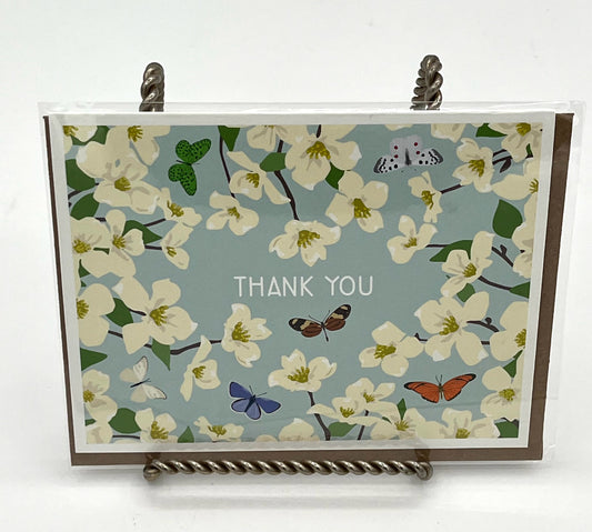 Dogwood Floral Thank You Card