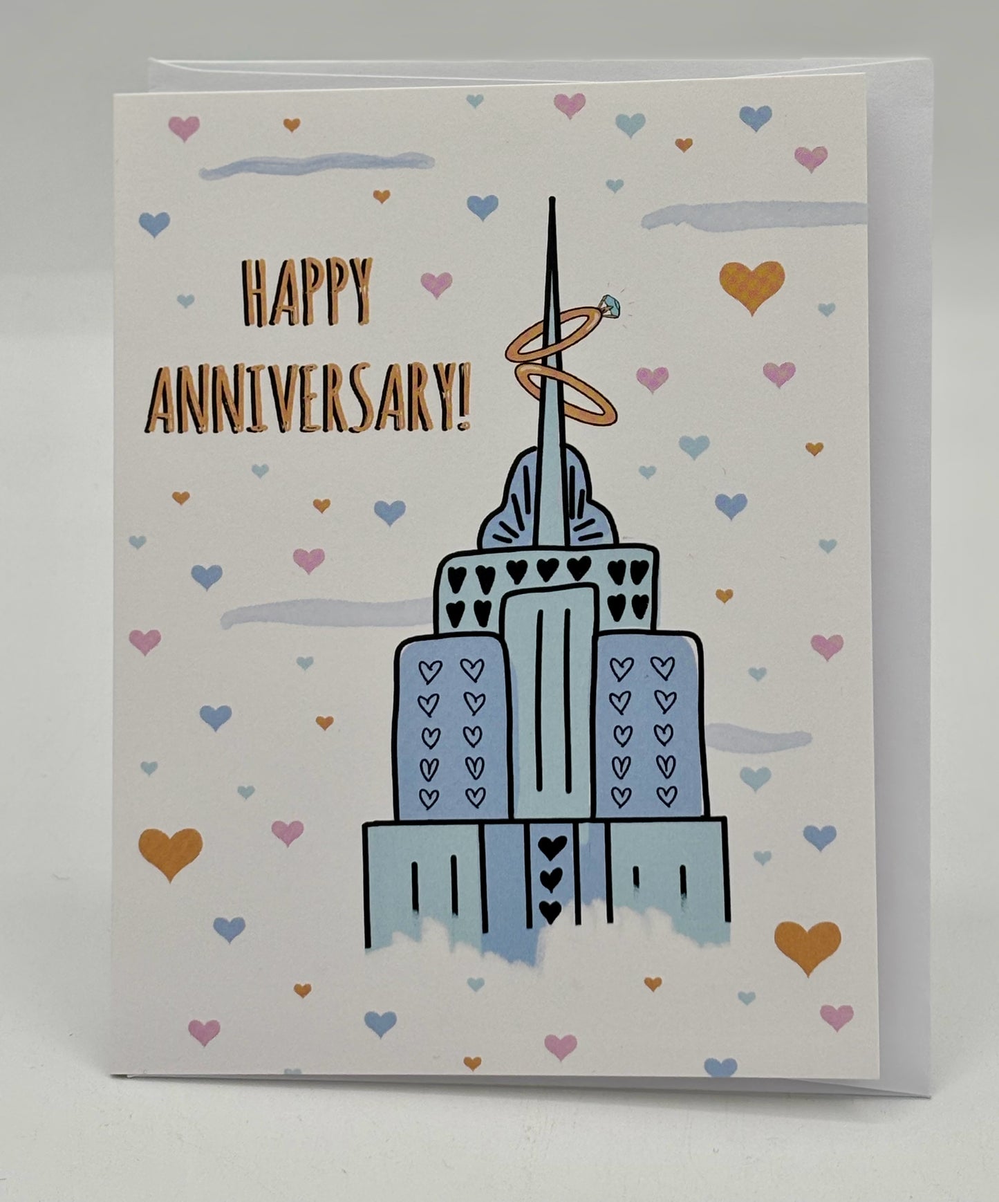 Empire State Building Anniversary Card