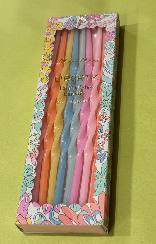 Mult Colored Birthday Candles