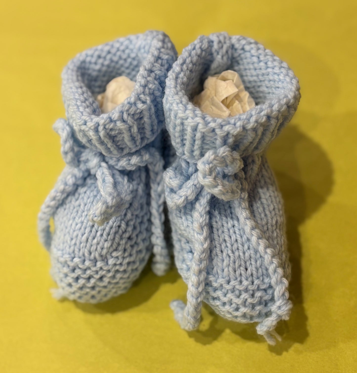 6-12 M Acrylic Knit Booties