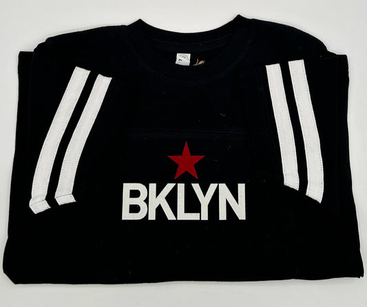 Brooklyn Star Football Jersey black size YL