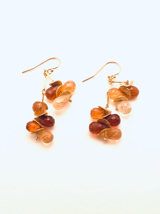 Signature Hessonite Garnet Earrings