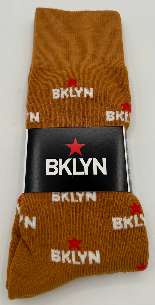 Brooklyn Star Socks Brown