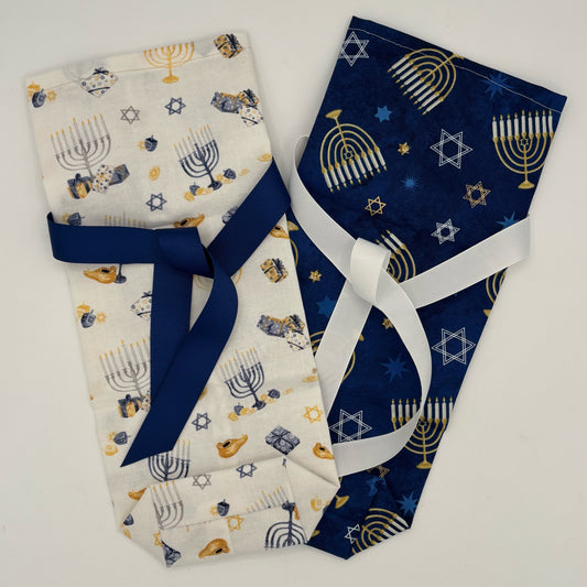 Assorted Hanukkah Wine Bags
