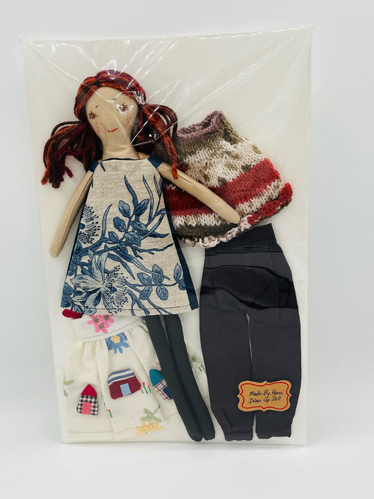 Dress Up Doll with Three Outfits