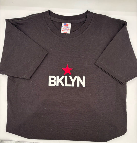 Brooklyn Star T-shirt Black Size L