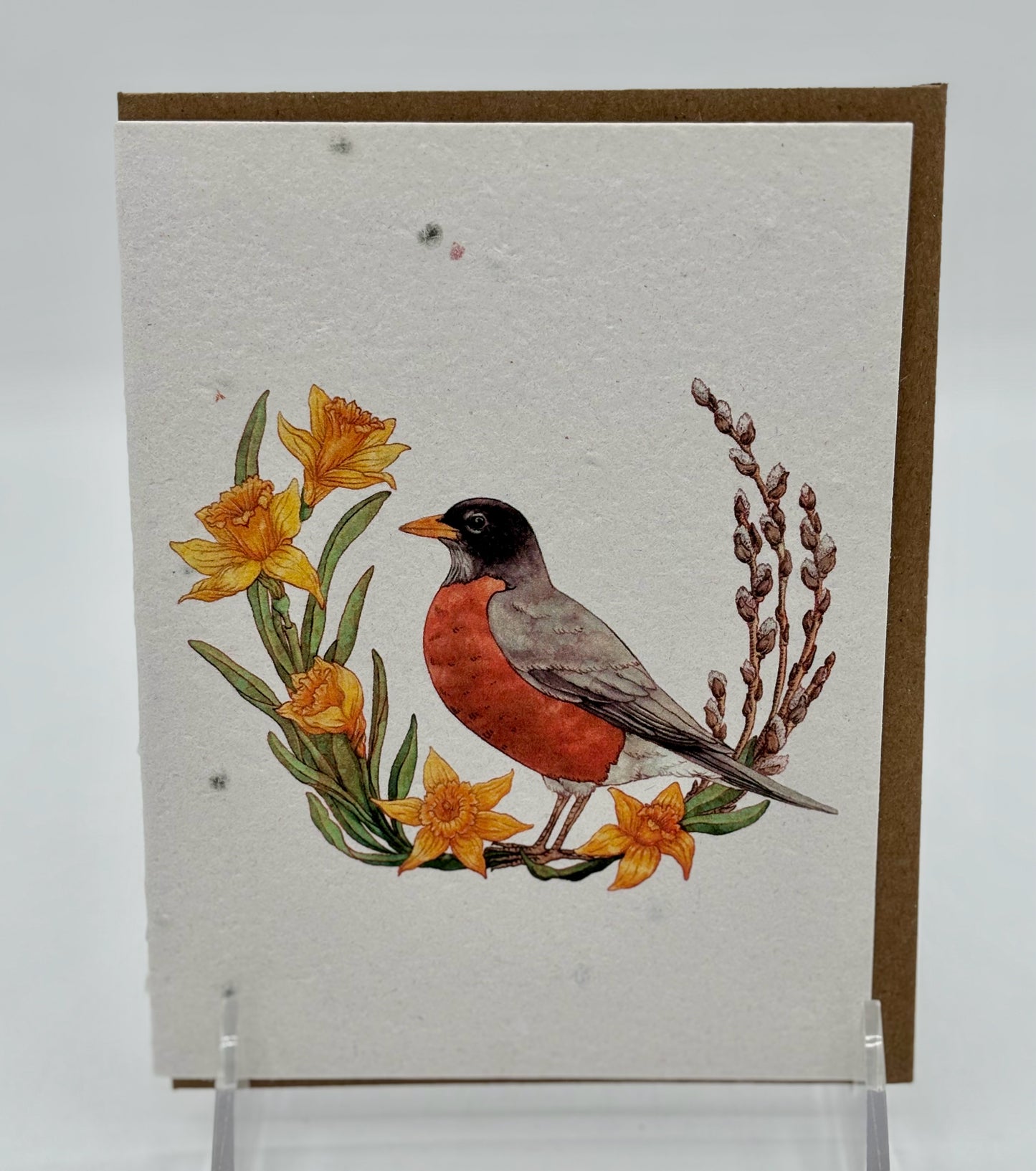 Robin Plantable Herb Seed Card