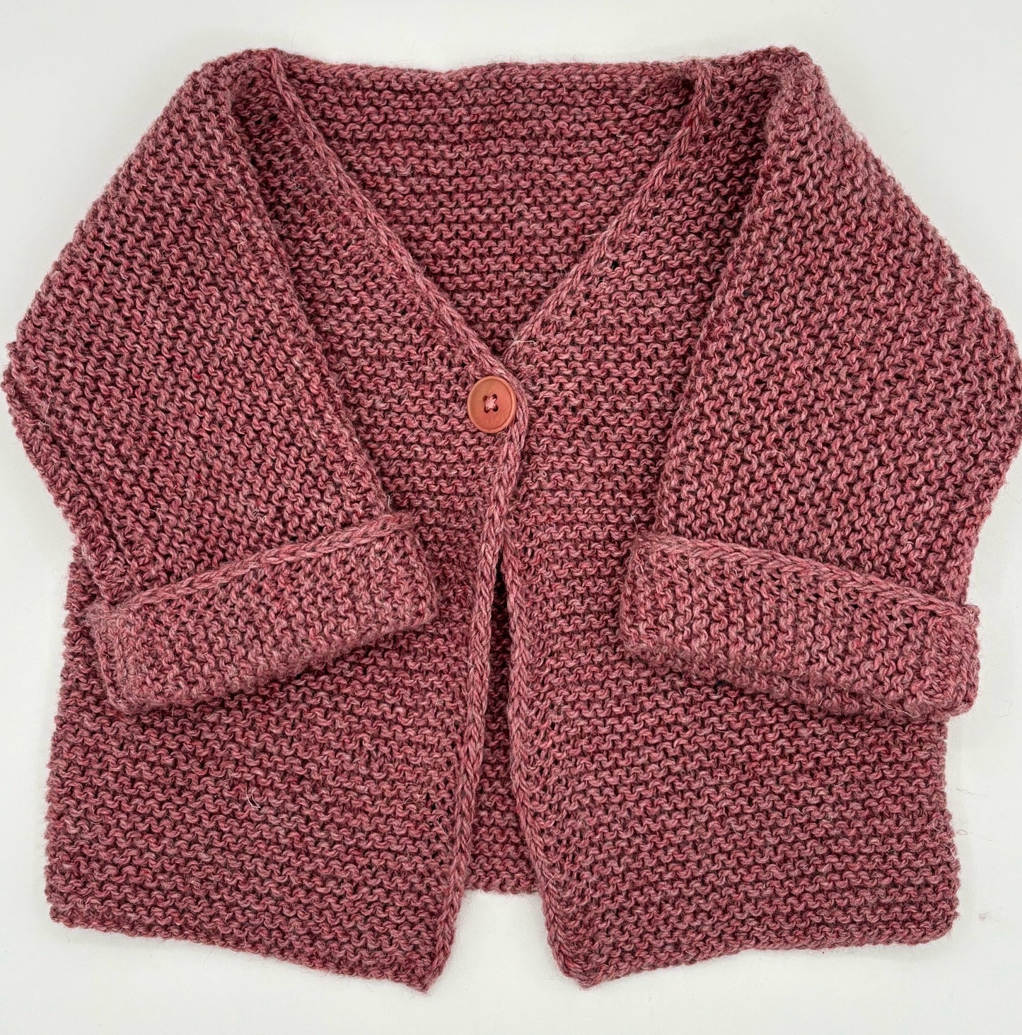 6 M Sweater - Dusty Rose Cotton, Bamboo, and Hemp Blend