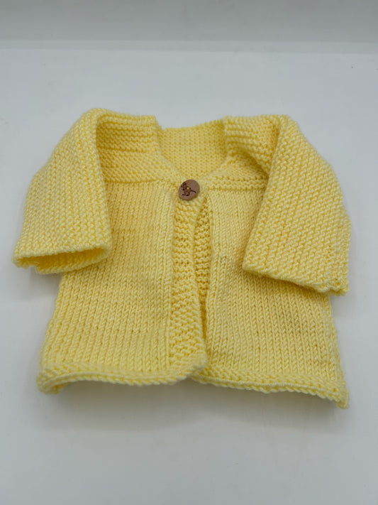 Newborn sweater yellow